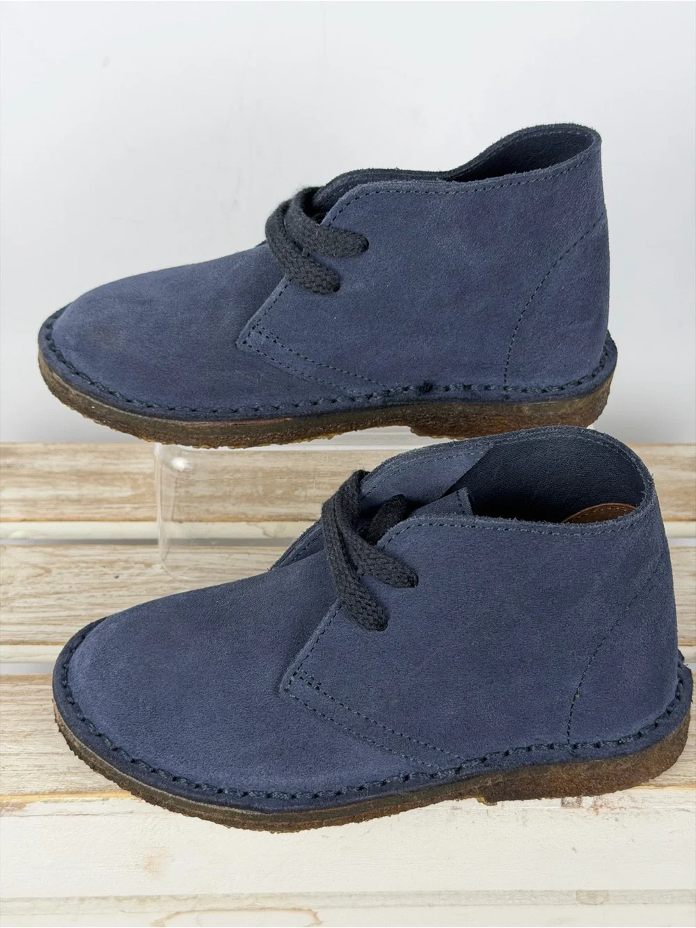 Crewcuts MacAlister boots classic chukka silhouette Kids size K8 Made in Italy